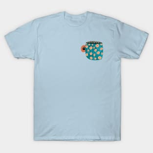 Coffee Mug Love Polka Dot T-Shirt